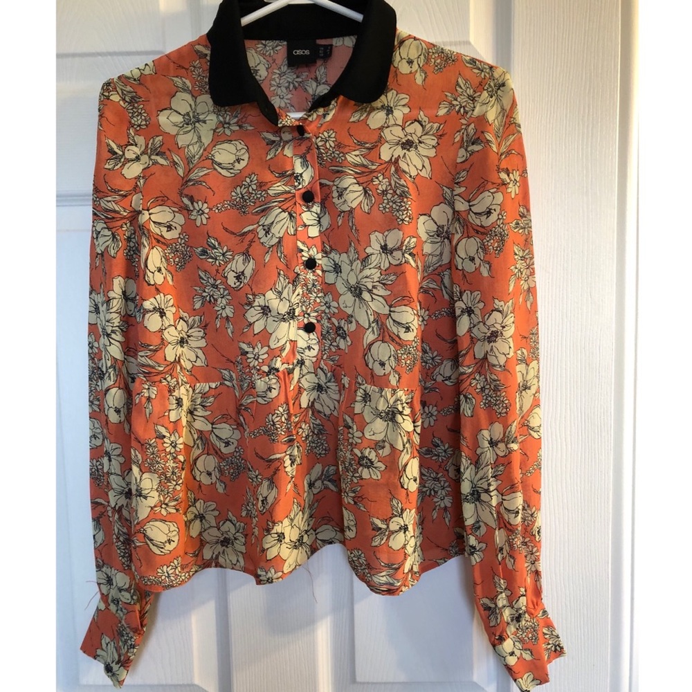 Asos floral blouse
